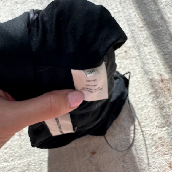 ALEXANDRE VAUTHIER Viscose Stretch Deep V-neck Bodysuit In Black size 36 - Picture 14 of 14